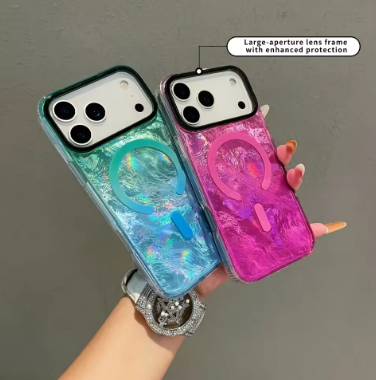 Suitable For Apple 17 Pro Max case. Color gradient phone case magnetic suction protection cover. For iPhone 17 Pro 17Air