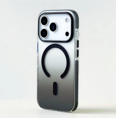 Gradient Color Matte Shockproof Magsafe Case For iPhone 17 Pro 17Pro Max Hybrid Wireless Charge Magnetic Hard Back Cover