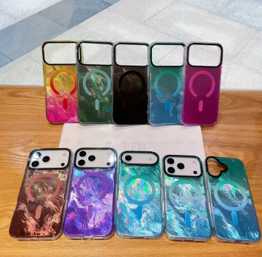 Suitable For Apple 17 Pro Max case. Color gradient phone case magnetic suction protection cover. For iPhone 17 Pro 17Air