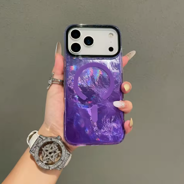 Suitable For Apple 17 Pro Max case. Color gradient phone case magnetic suction protection cover. For iPhone 17 Pro 17Air