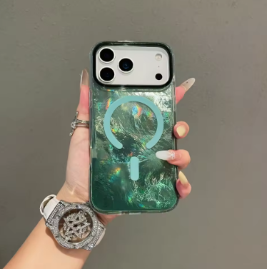 Suitable For Apple 17 Pro Max case. Color gradient phone case magnetic suction protection cover. For iPhone 17 Pro 17Air