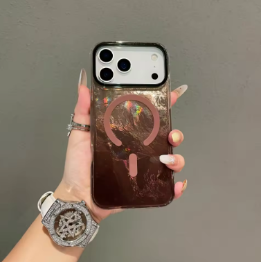 Suitable For Apple 17 Pro Max case. Color gradient phone case magnetic suction protection cover. For iPhone 17 Pro 17Air