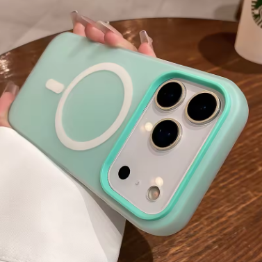 For iPhone 17 Pro Max Jelly Candy Color Case Cute Liquid Silicone Magsafe Case for iPhone