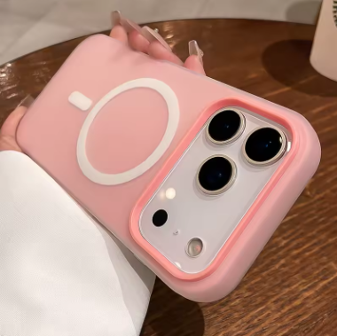 For iPhone 17 Pro Max Jelly Candy Color Case Cute Liquid Silicone Magsafe Case for iPhone