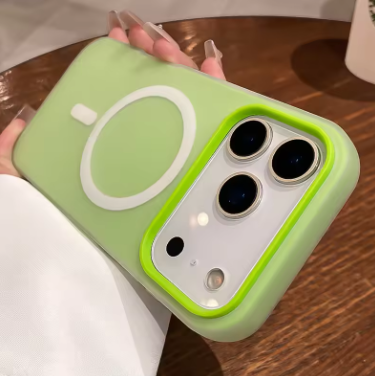 For iPhone 17 Pro Max Jelly Candy Color Case Cute Liquid Silicone Magsafe Case for iPhone