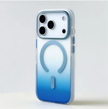 Gradient Color Matte Shockproof Magsafe Case For iPhone 17 Pro 17Pro Max Hybrid Wireless Charge Magnetic Hard Back Cover