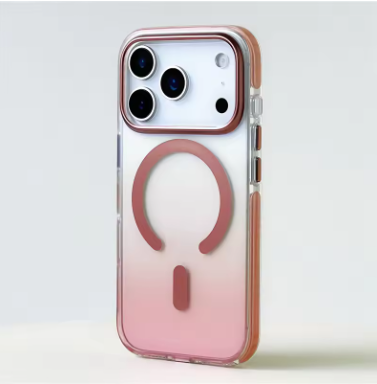 Gradient Color Matte Shockproof Magsafe Case For iPhone 17 Pro 17Pro Max Hybrid Wireless Charge Magnetic Hard Back Cover