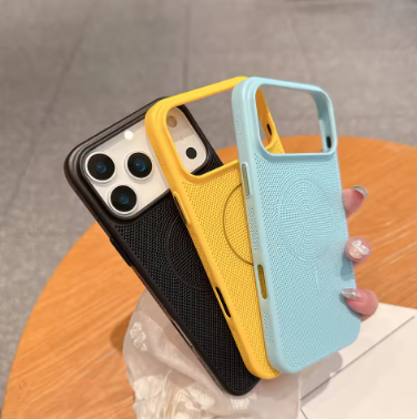 Cooling Heat Dissipation Mesh Magnetic Magsafe Case for iPhone 17 Pro, Pro Max Plus 17 Air Wireless Charging Cover