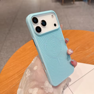 Cooling Heat Dissipation Mesh Magnetic Magsafe Case for iPhone 17 Pro, Pro Max Plus 17 Air Wireless Charging Cover