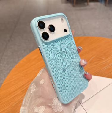 Cooling Heat Dissipation Mesh Magnetic Magsafe Case for iPhone 17 Pro, Pro Max Plus 17 Air Wireless Charging Cover