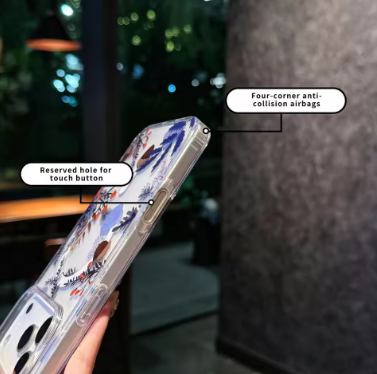 Watercolor Transparent Flowers Element Design Magnetic Phone Case，For iphone 17 17Pro max 17Air Colorful Daisy case
